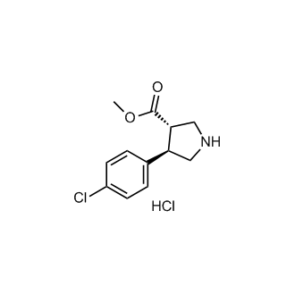 rel-Methyl(3S,4R)-4-(4-chlorophenyl)pyrrolidine-3-carboxylatehydrochloride
