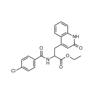 Ethyl 2-(4-chlorobenzamido)-3-(2-oxo-1,2-dihydroquinolin-4-yl)propanoate (Rebamipide Impurity)