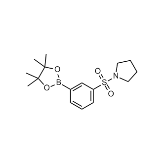 1-((3-(4,4,5,5-Tetramethyl-1,3,2-dioxaborolan-2-yl)phenyl)sulfonyl)pyrrolidine