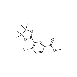 Methyl 4-chloro-3-(hydroxy((3-hydroxy-2,3-dimethylbutan-2-yl)oxy)boranyl)benzoate