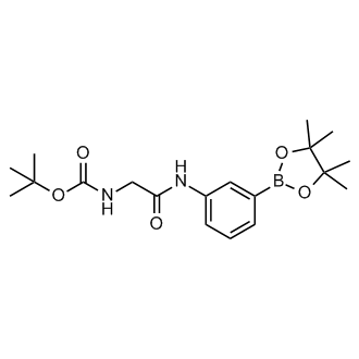 Tert-butyl (2-oxo-2-((3-(4,4,5,5-tetramethyl-1,3,2-dioxaborolan-2-yl)phenyl)amino)ethyl)carbamate