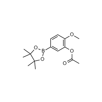 2-Methoxy-5-(4,4,5,5-tetramethyl-1,3,2-dioxaborolan-2-yl)phenyl acetate