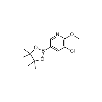 3-Chloro-2-methoxy-5-(4,4,5,5-tetramethyl-1,3,2-dioxaborolan-2-yl)pyridine