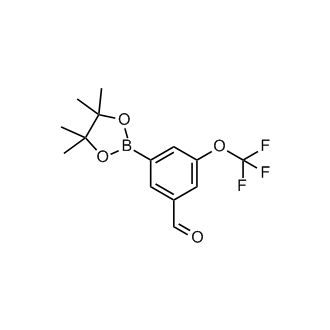3-(4,4,5,5-Tetramethyl-1,3,2-dioxaborolan-2-yl)-5-(trifluoromethoxy)benzaldehyde