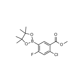 Methyl 2-chloro-4-fluoro-5-(4,4,5,5-tetramethyl-1,3,2-dioxaborolan-2-yl)benzoate