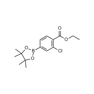 Ethyl 2-chloro-4-(4,4,5,5-tetramethyl-1,3,2-dioxaborolan-2-yl)benzoate