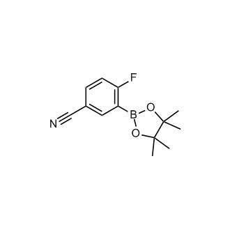 4-Fluoro-3-(4,4,5,5-tetramethyl-1,3,2-dioxaborolan-2-yl)benzonitrile