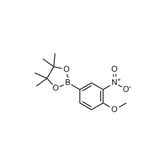 2-(4-Methoxy-3-nitrophenyl)-4,4,5,5-tetramethyl-1,3,2-dioxaborolane
