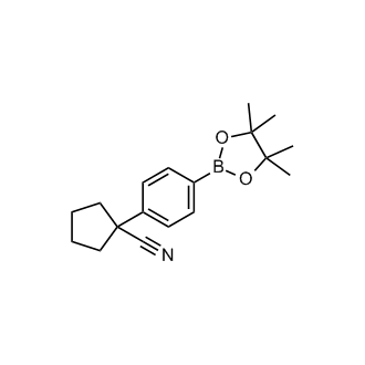 1-(4-(4,4,5,5-Tetramethyl-1,3,2-dioxaborolan-2-yl)phenyl)cyclopentane-1-carbonitrile