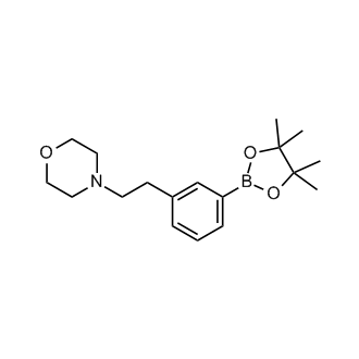 4-(3-(4,4,5,5-Tetramethyl-1,3,2-dioxaborolan-2-yl)phenethyl)morpholine