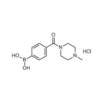 (4-(4-methylpiperazine-1-carbonyl)phenyl)boronic acid hydrochloride