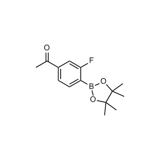 1-(3-Fluoro-4-(4,4,5,5-tetramethyl-1,3,2-dioxaborolan-2-yl)phenyl)ethan-1-one