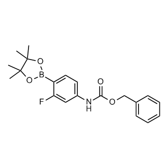 Benzyl (3-fluoro-4-(4,4,5,5-tetramethyl-1,3,2-dioxaborolan-2-yl)phenyl)carbamate