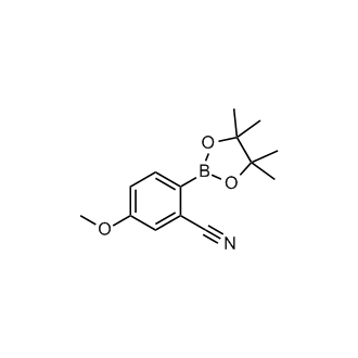 5-methoxy-2-(4,4,5,5-tetramethyl-1,3,2-dioxaborolan-2-yl)benzonitrile
