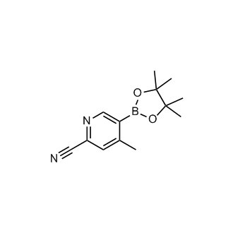 4-Methyl-5-(tetramethyl-1,3,2-dioxaborolan-2-yl)pyridine-2-carbonitrile