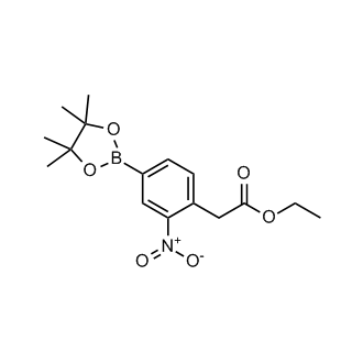 Ethyl 2-(2-nitro-4-(4,4,5,5-tetramethyl-1,3,2-dioxaborolan-2-yl)phenyl)acetate