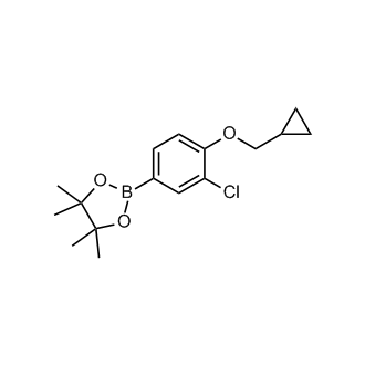 2-(3-Chloro-4-(cyclopropylmethoxy)phenyl)-4,4,5,5-tetramethyl-1,3,2-dioxaborolane