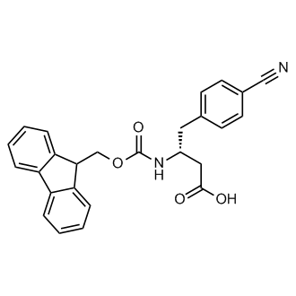 (R)-3-((((9H-Fluoren-9-yl)methoxy)carbonyl)amino)-4-(4-cyanophenyl)butanoic acid