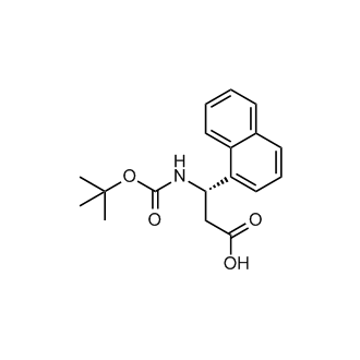 (S)-3-((tert-Butoxycarbonyl)amino)-3-(naphthalen-1-yl)propanoic acid