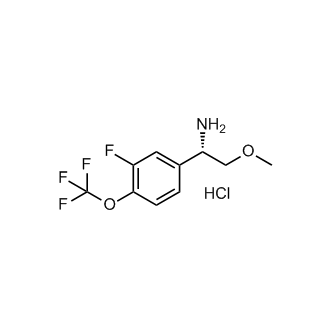 (S)-1-(3-Fluoro-4-(trifluoromethoxy)phenyl)-2-methoxyethan-1-amine hydrochloride