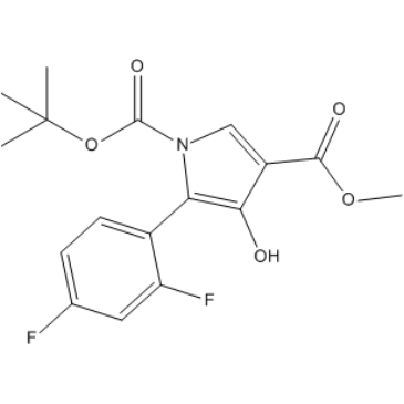 1-(tert-Butyl) 3-methyl 5-(2,4-difluorophenyl)-4-hydroxy-1H-pyrrole-1,3-dicarboxylate