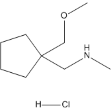 1-(1-(Methoxymethyl)cyclopentyl)-N-methylmethanamine hydrochloride