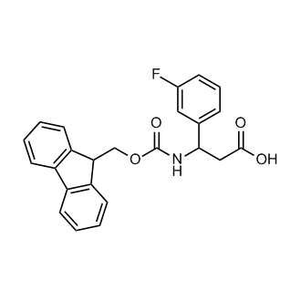 3-((((9H-Fluoren-9-yl)methoxy)carbonyl)amino)-3-(3-fluorophenyl)propanoic acid