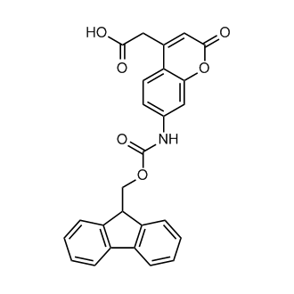 2-(7-((((9H-Fluoren-9-yl)methoxy)carbonyl)amino)-2-oxo-2H-chromen-4-yl)acetic acid