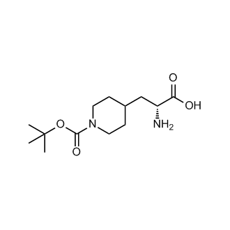 (R)-2-Amino-3-(1-(tert-butoxycarbonyl)piperidin-4-yl)propanoic acid