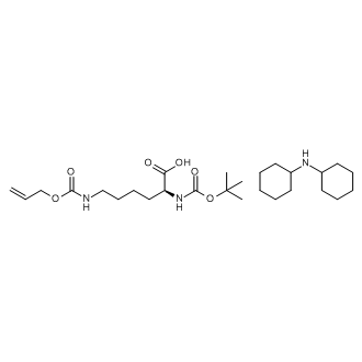 Dicyclohexylamine (S)-6-(((allyloxy)carbonyl)amino)-2-((tert-butoxycarbonyl)amino)hexanoate