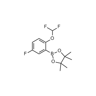 2-(2-(Difluoromethoxy)-5-fluorophenyl)-4,4,5,5-tetramethyl-1,3,2-dioxaborolane