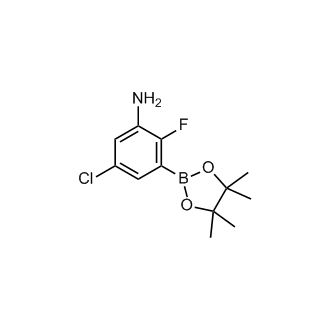 5-Chloro-2-fluoro-3-(4,4,5,5-tetramethyl-1,3,2-dioxaborolan-2-yl)aniline