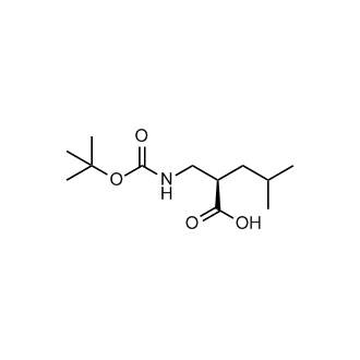 (R)-2-(((tert-Butoxycarbonyl)amino)methyl)-4-methylpentanoic acid
