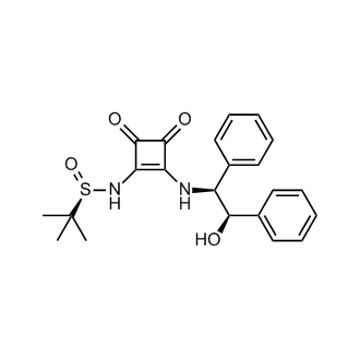 (R)-N-(2-(((1S,2R)-2-Hydroxy-1,2-diphenylethyl)amino)-3,4-dioxocyclobut-1-en-1-yl)-2-methylpropane-2-sulfinamide