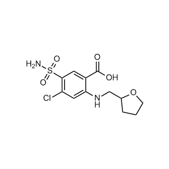 4-Chloro-5-sulfamoyl-2-(((tetrahydrofuran-2-yl)methyl)amino)benzoic acid