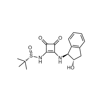 N-(2-(((1S,2S)-2-Hydroxy-2,3-dihydro-1H-inden-1-yl)amino)-3,4-dioxocyclobut-1-en-1-yl)-2-methylpropane-2-sulfinamide