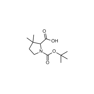 1-(tert-Butoxycarbonyl)-3,3-dimethylpyrrolidine-2-carboxylic acid