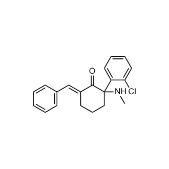 2-(2-Chlorophenyl)-2-(methylamino)-6-(phenylmethylene)cyclohexanone