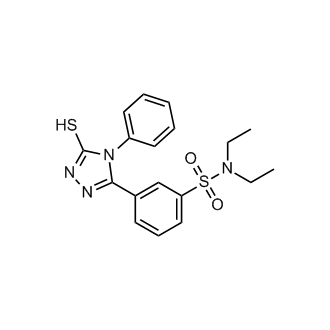 3-(4,5-Dihydro-4-phenyl-5-thioxo-1H-1,2,4-triazol-3-yl)-N,N-diethylbenzenesulfonamide