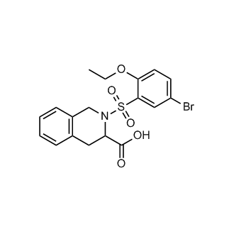 2-(5-Bromo-2-ethoxybenzenesulfonyl)-1,2,3,4-tetrahydroisoquinoline-3-carboxylic acid