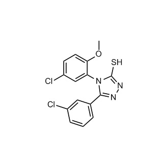 4-(5-Chloro-2-methoxyphenyl)-5-(3-chlorophenyl)-4H-1,2,4-triazole-3-thiol
