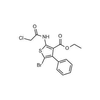 Ethyl 5-bromo-2-(2-chloroacetamido)-4-phenylthiophene-3-carboxylate