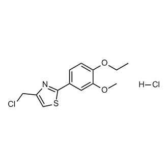 4-(Chloromethyl)-2-(4-ethoxy-3-methoxyphenyl)-1,3-thiazole hydrochloride