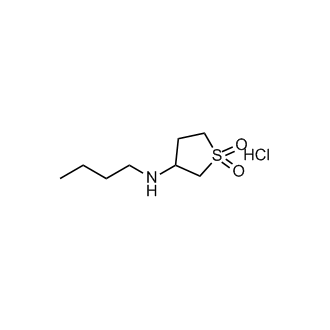 , N-butyltetrahydro-3-Thiophenamine-1,1-dioxide, hydrochloride (1:1)
