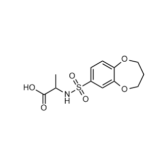 2-(3,4-Dihydro-2h-1,5-benzodioxepine-7-sulfonamido)propanoic acid