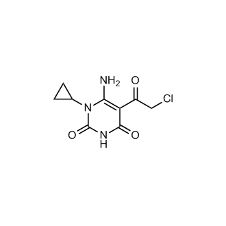 6-Amino-5-(2-chloroacetyl)-1-cyclopropyl-1,2,3,4-tetrahydropyrimidine-2,4-dione
