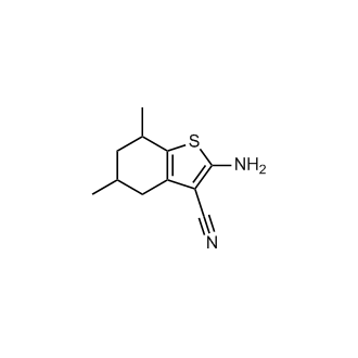 2-Amino-5,7-dimethyl-4,5,6,7-tetrahydro-1-benzothiophene-3-carbonitrile