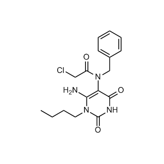 n-(6-Amino-1-butyl-2,4-dioxo-1,2,3,4-tetrahydropyrimidin-5-yl)-n-benzyl-2-chloroacetamide