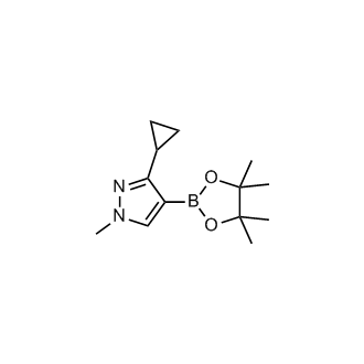 3-Cyclopropyl-1-methyl-4-(tetramethyl-1,3,2-dioxaborolan-2-yl)-1h-pyrazole