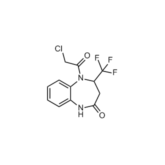 5-(2-Chloroacetyl)-4-(trifluoromethyl)-2,3,4,5-tetrahydro-1h-1,5-benzodiazepin-2-one
